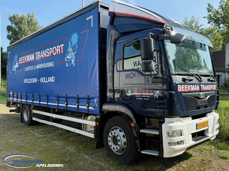 MAN TGM Euro 6, Schuifdak - משאית וילונות צד: תמונה 1 MAN TGM Euro 6, Schuifdak - משאית וילונות צד: תמונה 1