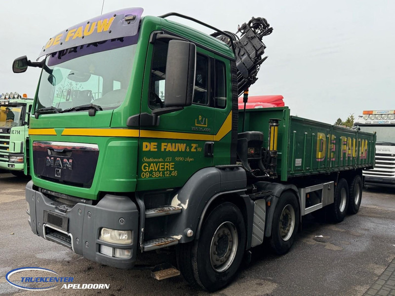 MAN TGS 35.400 8x4 Bladgeveerd, Handgeschakeld, HIAB 166-E4 Hipro - מזהיר, משאית מנוף: תמונה 3 MAN TGS 35.400 8x4 Bladgeveerd, Handgeschakeld, HIAB 166-E4 Hipro - מזהיר, משאית מנוף: תמונה 3