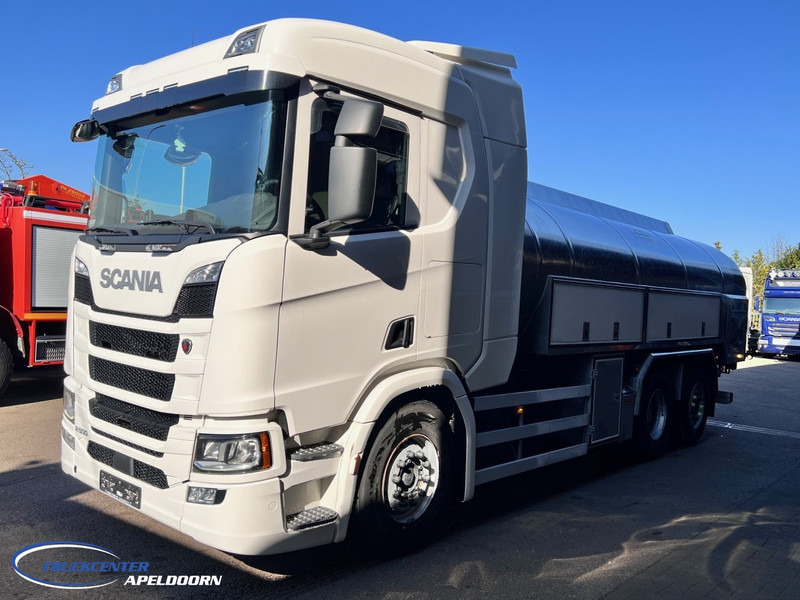 Scania R500 NGS 15000 Liter, Retarder, Steering axle, Stainless steel - Edelstahlt, Milk - Milch - Water - משאית מכל: תמונה 3 Scania R500 NGS 15000 Liter, Retarder, Steering axle, Stainless steel - Edelstahlt, Milk - Milch - Water - משאית מכל: תמונה 3