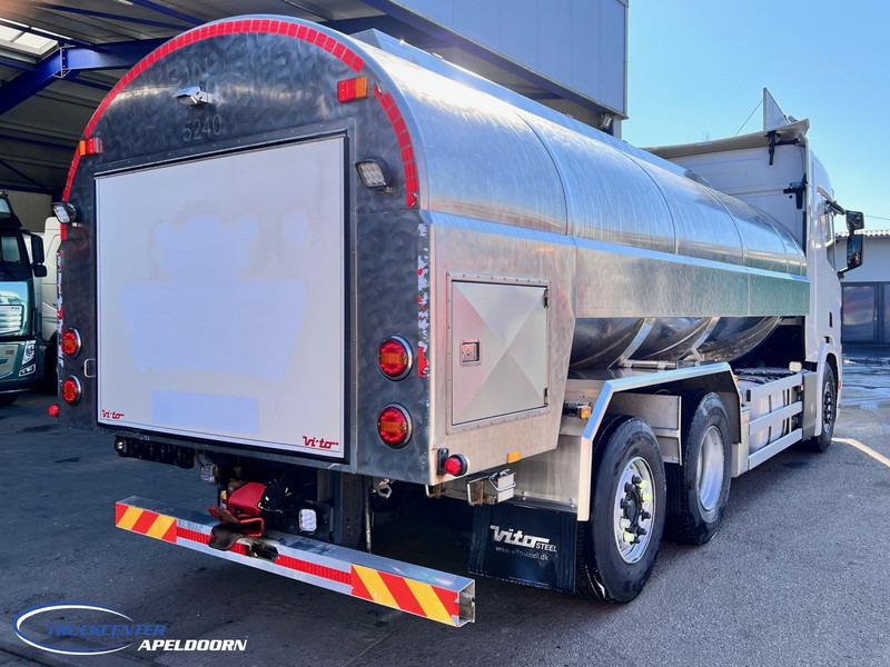 Scania R500 NGS 15000 Liter, Retarder, Steering axle, Stainless steel - Edelstahlt, Milk - Milch - Water - משאית מכל: תמונה 2 Scania R500 NGS 15000 Liter, Retarder, Steering axle, Stainless steel - Edelstahlt, Milk - Milch - Water - משאית מכל: תמונה 2