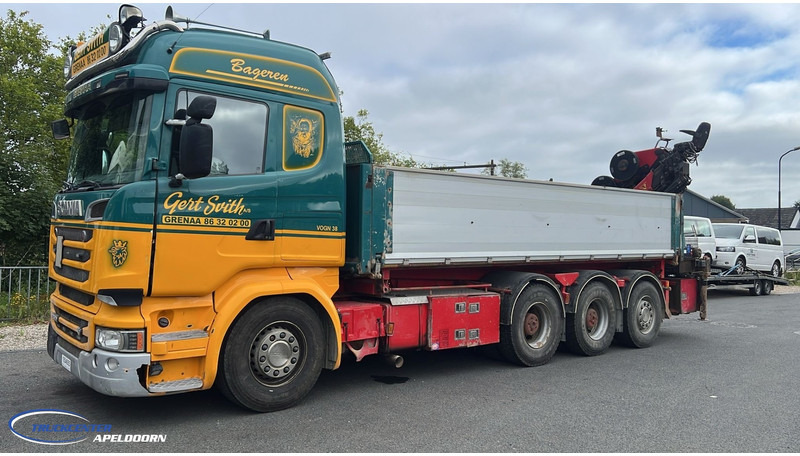 Scania R580 V8 8x4 Reduction axles, HMF 2620 K5 - מזהיר, משאית מנוף: תמונה 1 Scania R580 V8 8x4 Reduction axles, HMF 2620 K5 - מזהיר, משאית מנוף: תמונה 1