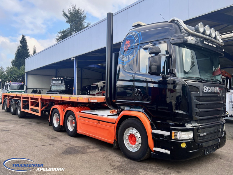 Scania R580 V8 + Demarko Trailer, 6x4, Euro 6, Retarder, Highline, Showtruck - יחידת טרקטור: תמונה 1 Scania R580 V8 + Demarko Trailer, 6x4, Euro 6, Retarder, Highline, Showtruck - יחידת טרקטור: תמונה 1