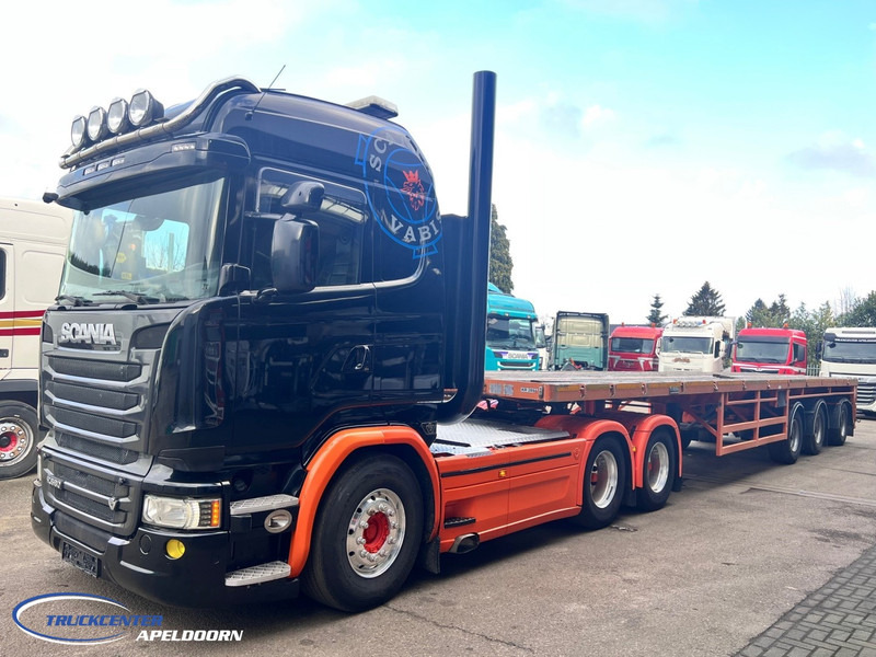 יחידת טרקטור Scania R580 V8 + Demarko Trailer, 6x4, Euro 6, Retarder, Highline, Showtruck: תמונה 6