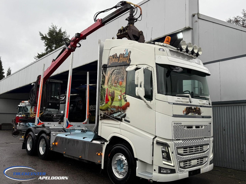 Volvo FH 750 Loglift, 6x4, Dynamic steering, Special painting - משאית עץ, משאית מנוף: תמונה 1 Volvo FH 750 Loglift, 6x4, Dynamic steering, Special painting - משאית עץ, משאית מנוף: תמונה 1