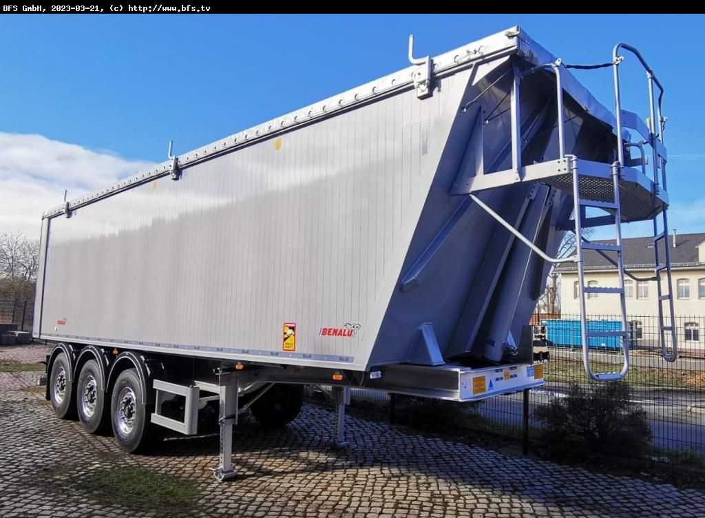 Benalu AGRILINER Alumulde 47,3m³, Agriliner FL8800 - סמיטריילר עם מזהיר: תמונה 1 Benalu AGRILINER Alumulde 47,3m³, Agriliner FL8800 - סמיטריילר עם מזהיר: תמונה 1