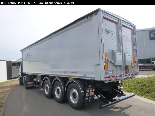 Benalu BULKLINER S 52 m³ Alu-Kastenmulde, Kombiklappe - סמיטריילר עם מזהיר: תמונה 2 Benalu BULKLINER S 52 m³ Alu-Kastenmulde, Kombiklappe - סמיטריילר עם מזהיר: תמונה 2
