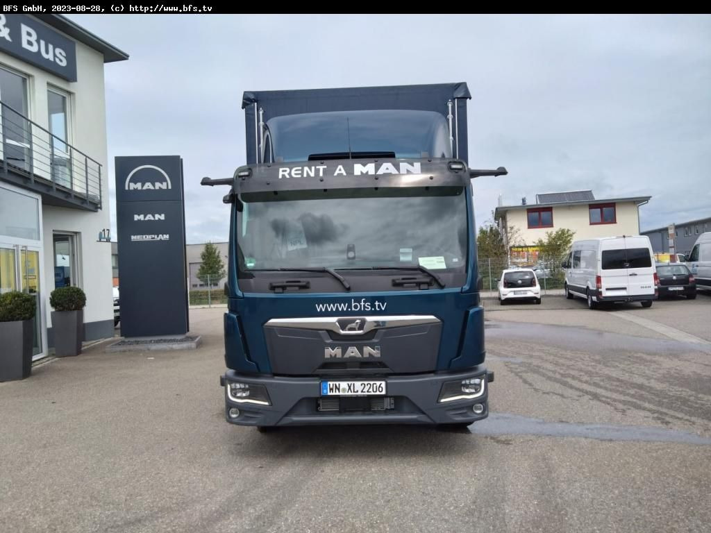 MAN TGL (TG3) 12.250 4x2 BL CH Plane und Spiegel, LB - משאית וילונות צד: תמונה 2 MAN TGL (TG3) 12.250 4x2 BL CH Plane und Spiegel, LB - משאית וילונות צד: תמונה 2