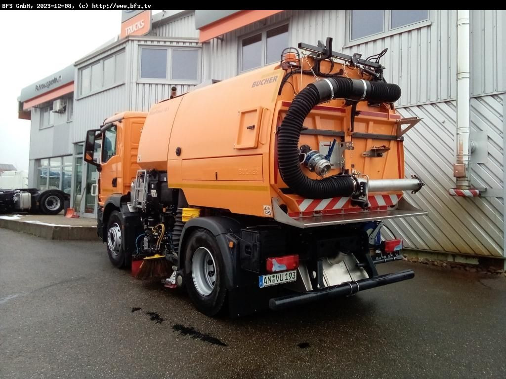 MAN TGM 18.250 4x2 BL Bucher V65_Twin - מטאטא כבישים: תמונה 3 MAN TGM 18.250 4x2 BL Bucher V65_Twin - מטאטא כבישים: תמונה 3