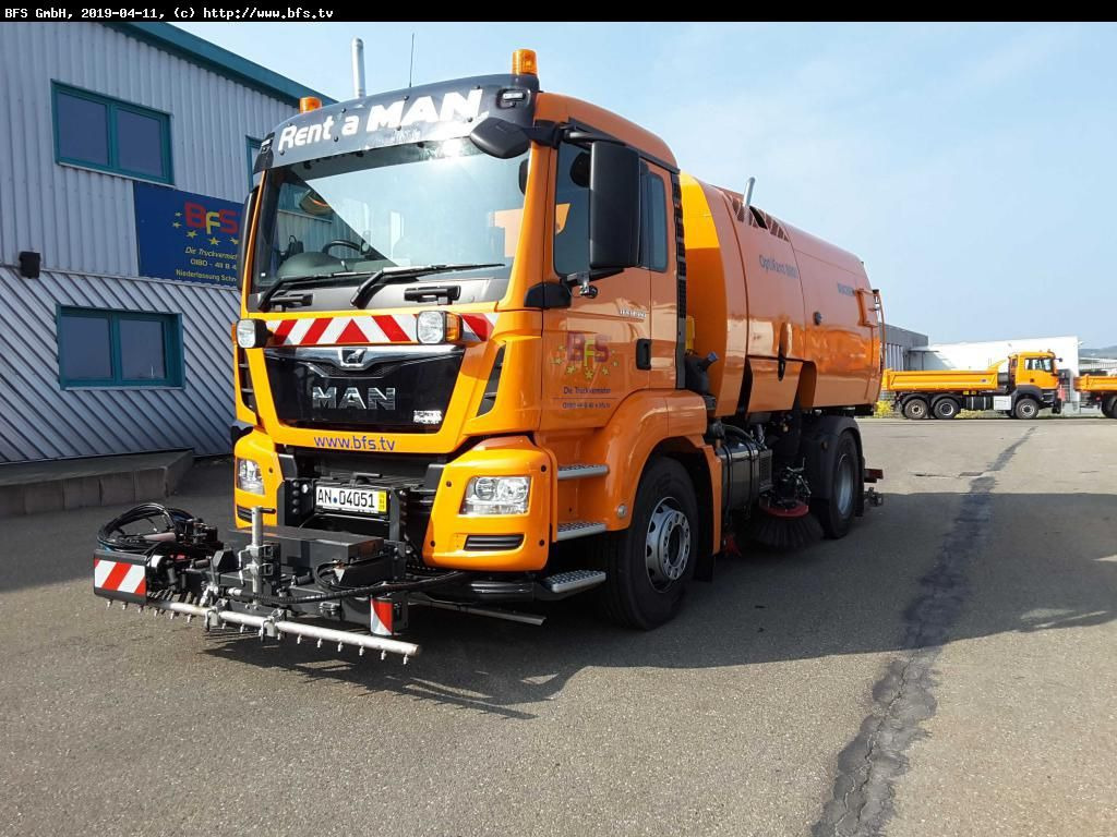 MAN TGS 18.360 4X2 LL Bucher OF 8000 RS beids. WK HD - מטאטא כבישים: תמונה 1 MAN TGS 18.360 4X2 LL Bucher OF 8000 RS beids. WK HD - מטאטא כבישים: תמונה 1