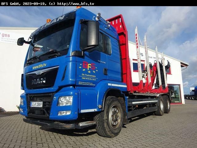 MAN TGS 26.500 6x4H-4BL Kurzholz - משאית עץ: תמונה 1 MAN TGS 26.500 6x4H-4BL Kurzholz - משאית עץ: תמונה 1