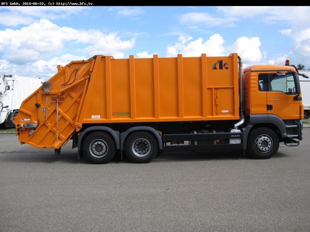 MAN TGS 28.320 6x2-4 BL Sperrmüll Haller M21 x1 C oh - משאית אשפה: תמונה 3 MAN TGS 28.320 6x2-4 BL Sperrmüll Haller M21 x1 C oh - משאית אשפה: תמונה 3