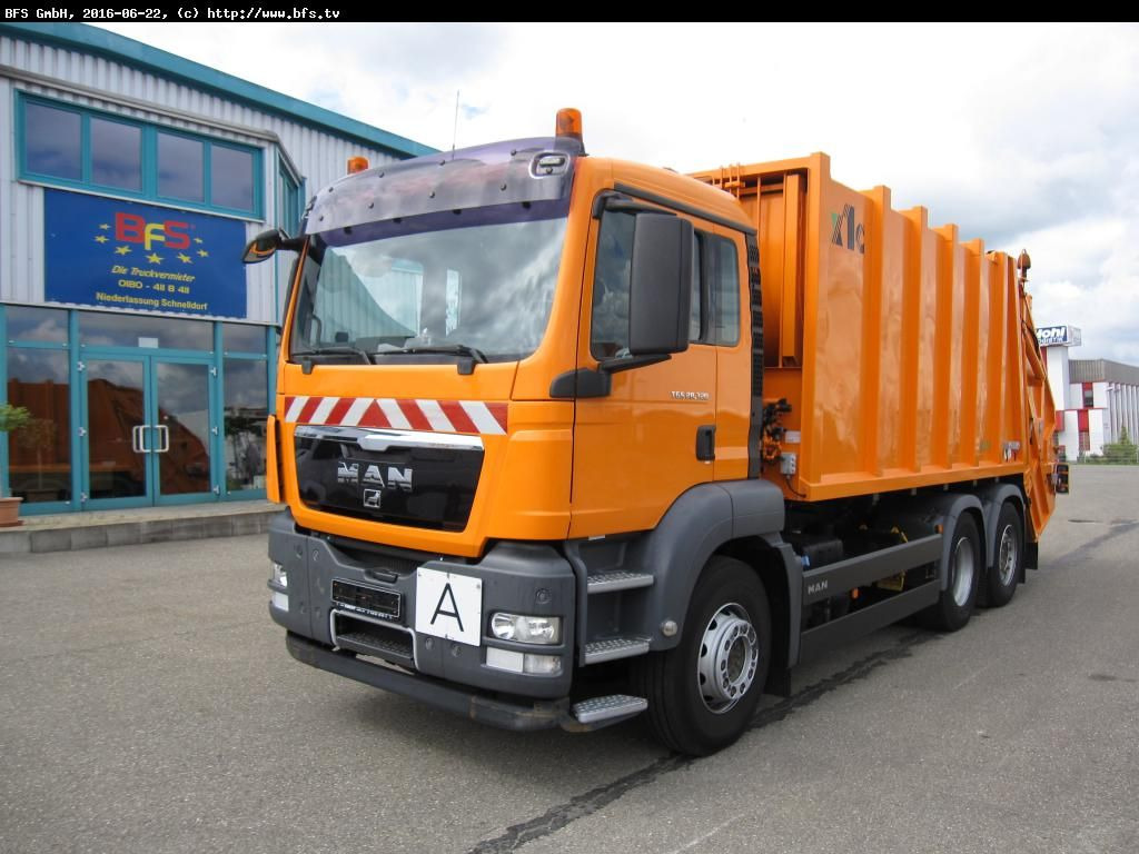 MAN TGS 28.320 6x2-4 BL Sperrmüll Haller M21 x1 C oh - משאית אשפה: תמונה 1 MAN TGS 28.320 6x2-4 BL Sperrmüll Haller M21 x1 C oh - משאית אשפה: תמונה 1