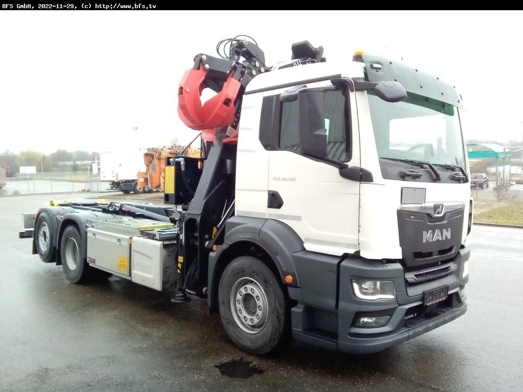 MAN TGS (TG3) 26.510 6x2-4 BL Recyclingkran - משאית הרמת וו: תמונה 2 MAN TGS (TG3) 26.510 6x2-4 BL Recyclingkran - משאית הרמת וו: תמונה 2
