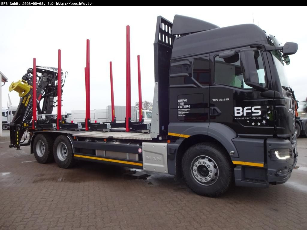 MAN TGS (TG3) 33.510 6x4 BL CH - משאית עץ: תמונה 2 MAN TGS (TG3) 33.510 6x4 BL CH - משאית עץ: תמונה 2