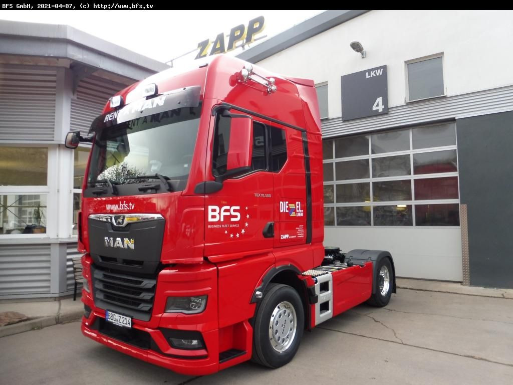 MAN TGX (TG3) 18.580 4x2 BL SA Kipphydraulik GX - יחידת טרקטור: תמונה 1 MAN TGX (TG3) 18.580 4x2 BL SA Kipphydraulik GX - יחידת טרקטור: תמונה 1