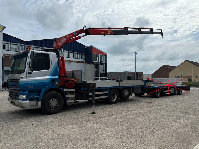DAF CF 85.380 6X2 + FASSI F190A.24 + REMOTE + WINCH - משאית צד נופל/ שטוחה, משאית מנוף: תמונה 1 DAF CF 85.380 6X2 + FASSI F190A.24 + REMOTE + WINCH - משאית צד נופל/ שטוחה, משאית מנוף: תמונה 1