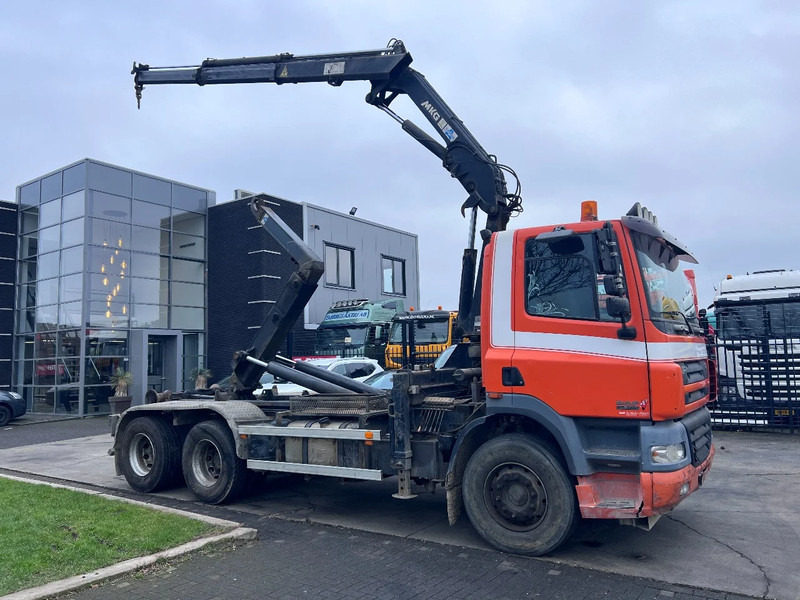 DAF CF 85.380 6X2 + MKG 141 A2 CRANE + 20 TON HOOKLIFT - EURO 3 - MANUAL GEAR - 10 TYRES - משאית מנוף: תמונה 1 DAF CF 85.380 6X2 + MKG 141 A2 CRANE + 20 TON HOOKLIFT - EURO 3 - MANUAL GEAR - 10 TYRES - משאית מנוף: תמונה 1