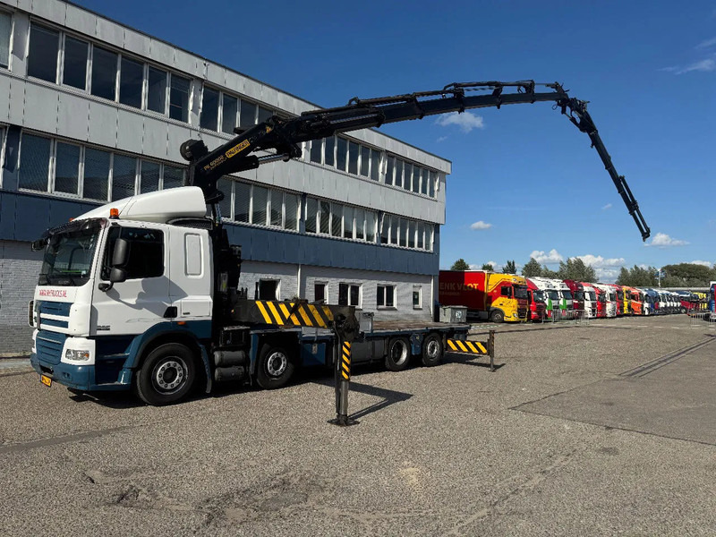 DAF CF 85.410 8X2 EURO 5 PALFINGER PK60002 + FLY JIB + REMOTE + TWISTLOCKS - משאית מנוף: תמונה 1 DAF CF 85.410 8X2 EURO 5 PALFINGER PK60002 + FLY JIB + REMOTE + TWISTLOCKS - משאית מנוף: תמונה 1