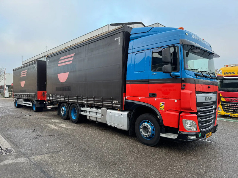 DAF XF 440 6X2 EURO 6 + HERTOGHS HANGER 2X BPW AXLE DHOLLANDIA 3000 KG - משאית וילונות צד: תמונה 3 DAF XF 440 6X2 EURO 6 + HERTOGHS HANGER 2X BPW AXLE DHOLLANDIA 3000 KG - משאית וילונות צד: תמונה 3