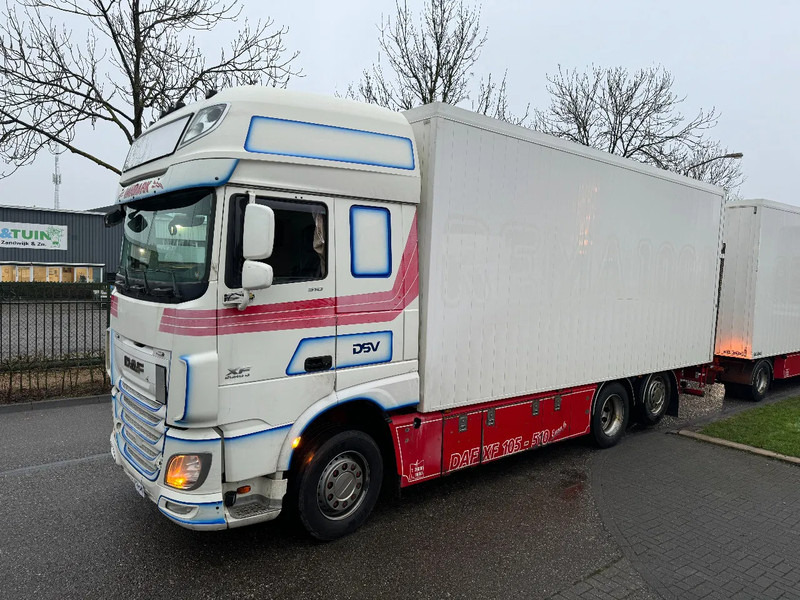 DAF XF 510 6X2 - EURO 6 + RETARDER + ZEPRO LIFT + REMOTE - משאית תיבה: תמונה 1 DAF XF 510 6X2 - EURO 6 + RETARDER + ZEPRO LIFT + REMOTE - משאית תיבה: תמונה 1