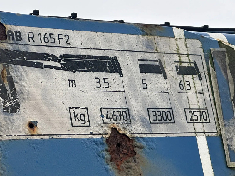 Floor MET HIAB R165-F2, LAATSTE 2 ASSEN GESTUURD - סמיטריילר צד נופל/ שטוח: תמונה 3 Floor MET HIAB R165-F2, LAATSTE 2 ASSEN GESTUURD - סמיטריילר צד נופל/ שטוח: תמונה 3
