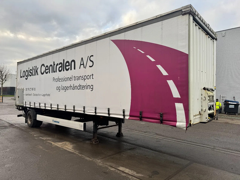 Krone SE 1X BPW AXLE SLIDING ROOF BÄR LOADLIFT - סמיטריילר עם וילונות צד: תמונה 3 Krone SE 1X BPW AXLE SLIDING ROOF BÄR LOADLIFT - סמיטריילר עם וילונות צד: תמונה 3