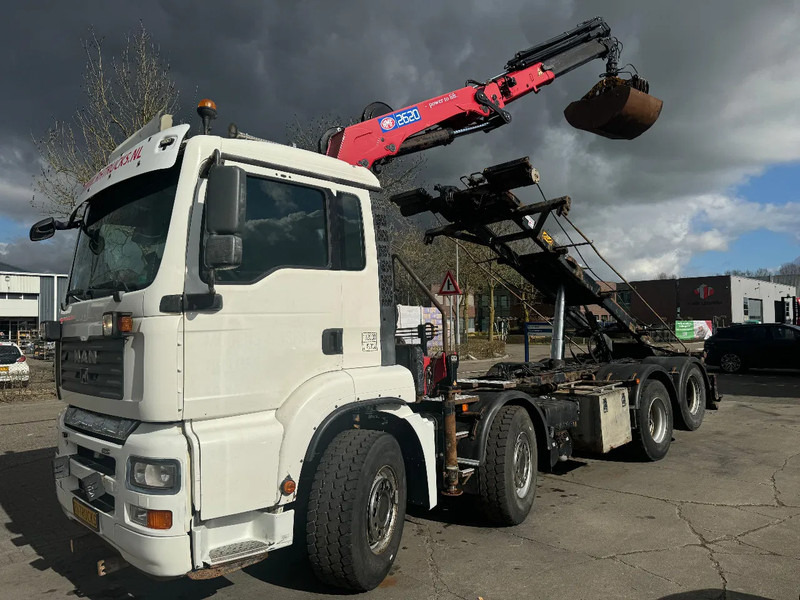 MAN TGA 35.440 8X2 - EURO 4 + HMF 2620K-RC 2018! + REMOTE + HYDRAUTO CABLE LIFT + LIFTING AXLE - משאית מערכת כבלים, משאית מנוף: תמונה 3 MAN TGA 35.440 8X2 - EURO 4 + HMF 2620K-RC 2018! + REMOTE + HYDRAUTO CABLE LIFT + LIFTING AXLE - משאית מערכת כבלים, משאית מנוף: תמונה 3