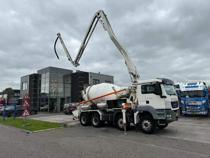 MAN TGS 35.400 8X4 PUTZMEISTER PUMP 21-3 + LIEBHERR MIXER - משאית משאבת בטון: תמונה 5 MAN TGS 35.400 8X4 PUTZMEISTER PUMP 21-3 + LIEBHERR MIXER - משאית משאבת בטון: תמונה 5