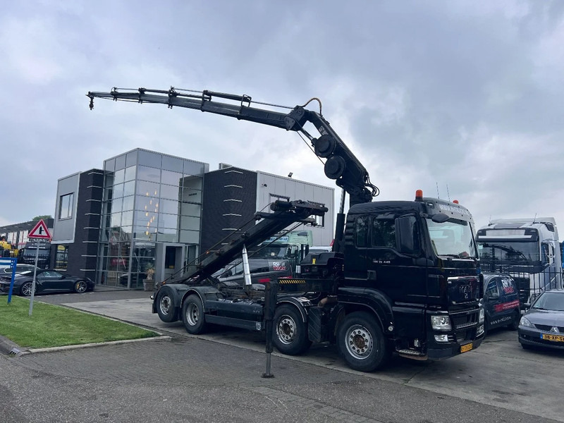 MAN TGS 35.440 8X2-4 + HIAB 220C-5 REMOTE + CABLE LIFT AUTOMATIC - משאית מנוף: תמונה 1 MAN TGS 35.440 8X2-4 + HIAB 220C-5 REMOTE + CABLE LIFT AUTOMATIC - משאית מנוף: תמונה 1