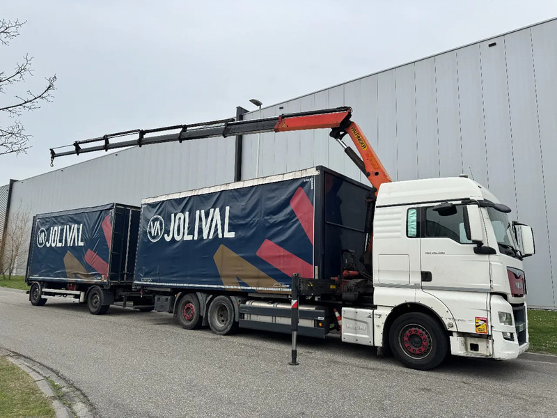 MAN TGX 26.480 6X2 - EURO 6 + PALFINGER PK20002 + REMOTE + LECITRAILER HANGER - משאית וילונות צד, משאית מנוף: תמונה 5 MAN TGX 26.480 6X2 - EURO 6 + PALFINGER PK20002 + REMOTE + LECITRAILER HANGER - משאית וילונות צד, משאית מנוף: תמונה 5