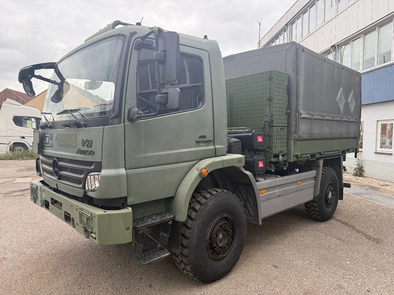 Mercedes-Benz ATEGO 1018 A 4X4 ONLY 63965 KM - משאית וילונות צד: תמונה 1 Mercedes-Benz ATEGO 1018 A 4X4 ONLY 63965 KM - משאית וילונות צד: תמונה 1