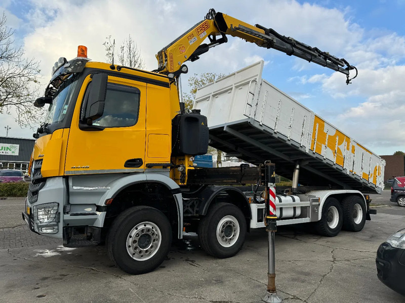 Mercedes-Benz Arocs 4448 8X4 + EURO 6 + FASSI F315 + REMOTE + KIPPER + STEERING AXLE - מזהיר, משאית מנוף: תמונה 1 Mercedes-Benz Arocs 4448 8X4 + EURO 6 + FASSI F315 + REMOTE + KIPPER + STEERING AXLE - מזהיר, משאית מנוף: תמונה 1