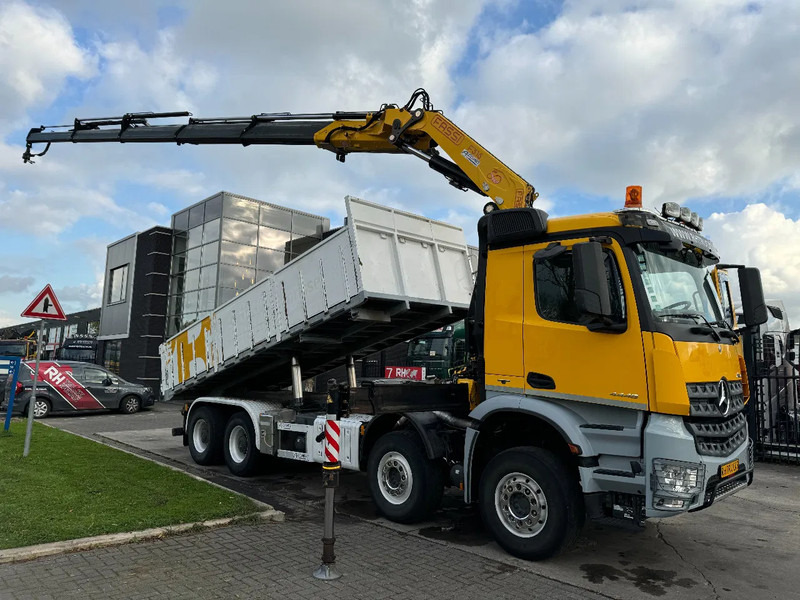 Mercedes-Benz Arocs 4448 8X4 + EURO 6 + FASSI F315 + REMOTE + KIPPER + STEERING AXLE - מזהיר, משאית מנוף: תמונה 2 Mercedes-Benz Arocs 4448 8X4 + EURO 6 + FASSI F315 + REMOTE + KIPPER + STEERING AXLE - מזהיר, משאית מנוף: תמונה 2