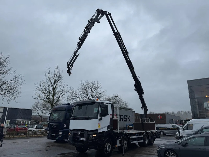 Renault C430 8X4 - EURO 6 + HIAB 288 E-5 + JIB 70X-4 + REMOTE + FULL STEEL SUSP. - משאית צד נופל/ שטוחה, משאית מנוף: תמונה 3 Renault C430 8X4 - EURO 6 + HIAB 288 E-5 + JIB 70X-4 + REMOTE + FULL STEEL SUSP. - משאית צד נופל/ שטוחה, משאית מנוף: תמונה 3
