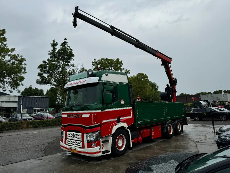 Renault T HIGH 520 6X2 EURO 6 + PALFINGER PK16002 ROTOR FUNCTION - משאית צד נופל/ שטוחה, משאית מנוף: תמונה 3 Renault T HIGH 520 6X2 EURO 6 + PALFINGER PK16002 ROTOR FUNCTION - משאית צד נופל/ שטוחה, משאית מנוף: תמונה 3