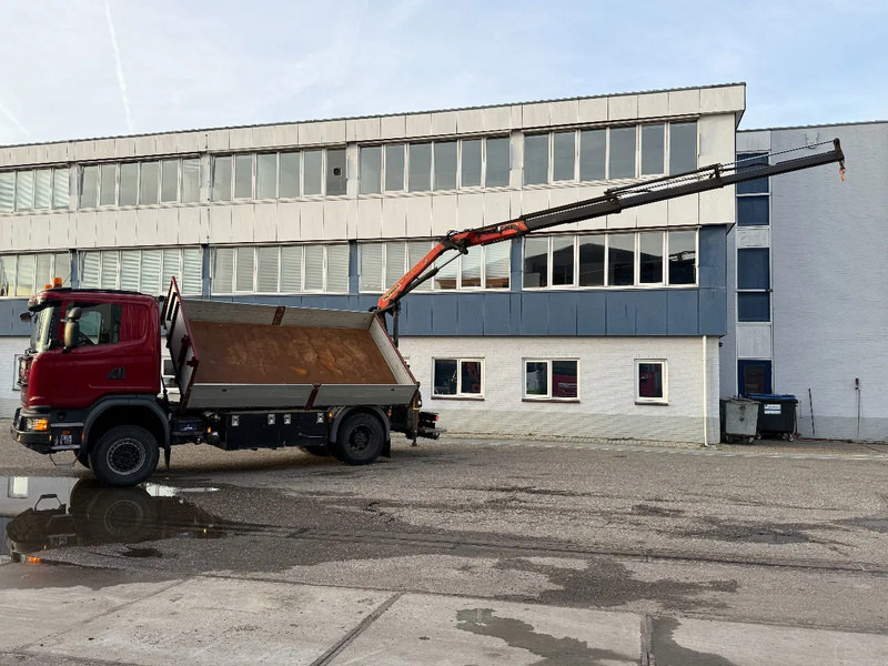 Scania G370 4X4 EURO 6 + 3-SIDE TIPPER + PALFINGER PK9002 + REMOTE - משאית מנוף: תמונה 3 Scania G370 4X4 EURO 6 + 3-SIDE TIPPER + PALFINGER PK9002 + REMOTE - משאית מנוף: תמונה 3