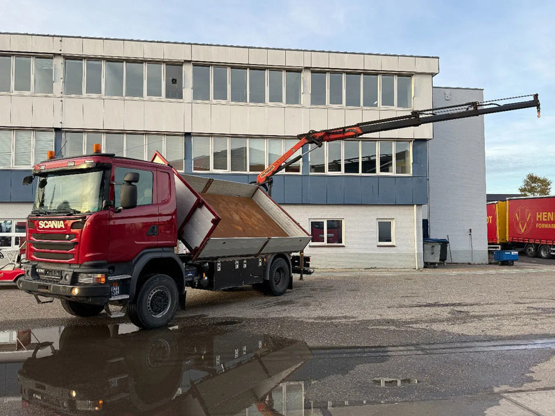 Scania G370 4X4 EURO 6 + 3-SIDE TIPPER + PALFINGER PK9002 + REMOTE - משאית מנוף: תמונה 2 Scania G370 4X4 EURO 6 + 3-SIDE TIPPER + PALFINGER PK9002 + REMOTE - משאית מנוף: תמונה 2