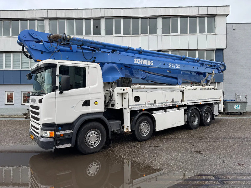 Scania G490 8X4 SCHWING S 47 R + REMOTE CONTROL HUB REDUCTION - משאית משאבת בטון: תמונה 1 Scania G490 8X4 SCHWING S 47 R + REMOTE CONTROL HUB REDUCTION - משאית משאבת בטון: תמונה 1