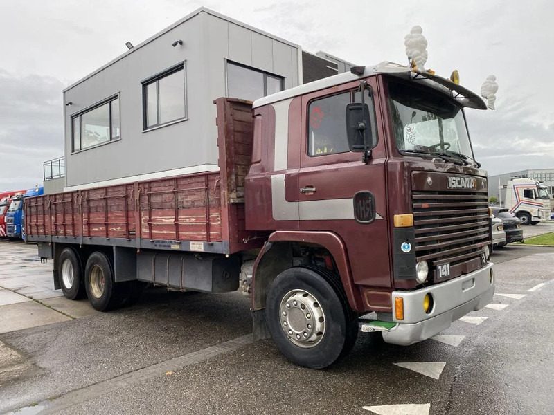 Scania LB141 V8 141 V8 - 6X2 - BOX 7,35 METER - משאית צד נופל/ שטוחה: תמונה 3 Scania LB141 V8 141 V8 - 6X2 - BOX 7,35 METER - משאית צד נופל/ שטוחה: תמונה 3