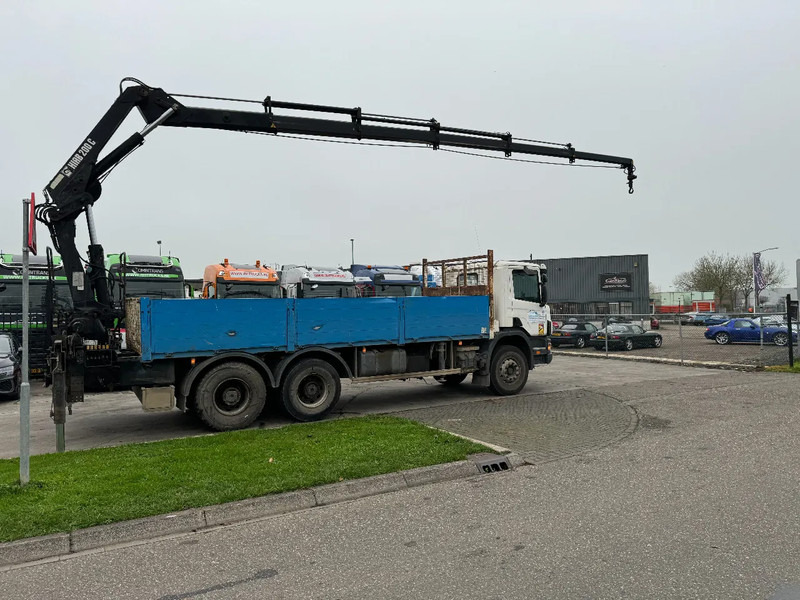 Scania P124-360 6X4 EURO 2 HIAB 200 C-5 ALL 2000 - משאית צד נופל/ שטוחה, משאית מנוף: תמונה 3 Scania P124-360 6X4 EURO 2 HIAB 200 C-5 ALL 2000 - משאית צד נופל/ שטוחה, משאית מנוף: תמונה 3
