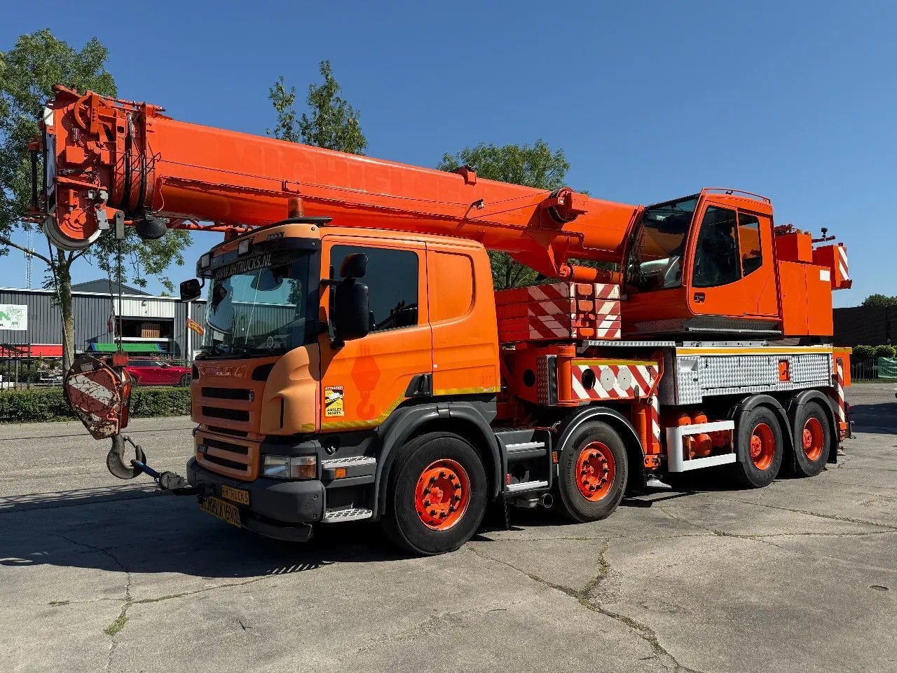 Scania P380 8X4 + FAUN HK40 + FLYJIB + BALLASTBL. 6,9 T - משאית מנוף: תמונה 3 Scania P380 8X4 + FAUN HK40 + FLYJIB + BALLASTBL. 6,9 T - משאית מנוף: תמונה 3