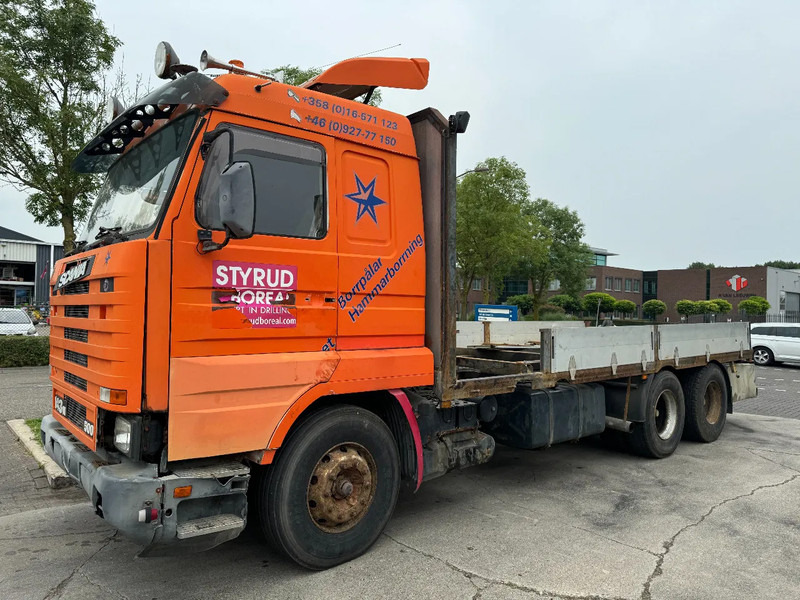Scania R143-500 V8 6X4 + MANUAL GEARBOX - משאית צד נופל/ שטוחה: תמונה 1 Scania R143-500 V8 6X4 + MANUAL GEARBOX - משאית צד נופל/ שטוחה: תמונה 1