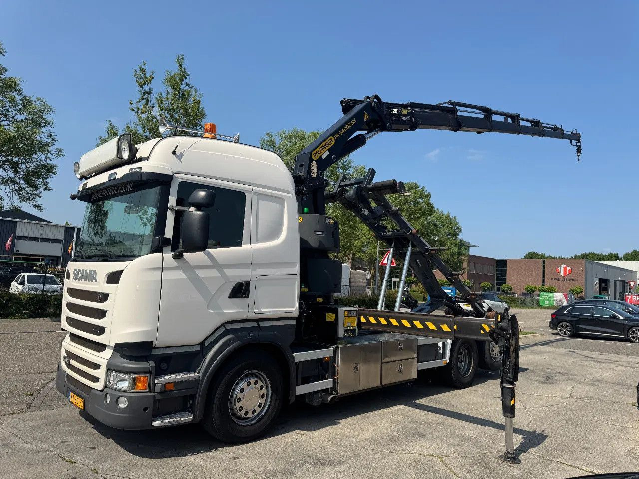 Scania R450 6X2 - EURO 6 + PALFINGER PK 32002-SH + REMO - משאית הרמת וו, משאית מנוף: תמונה 1 Scania R450 6X2 - EURO 6 + PALFINGER PK 32002-SH + REMO - משאית הרמת וו, משאית מנוף: תמונה 1