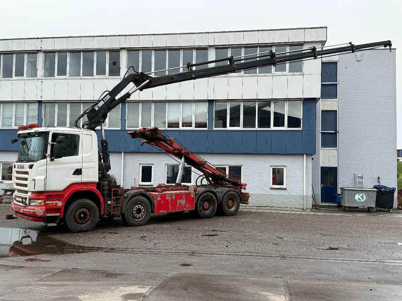 Scania R500 V8 8X4 + HIAB 220-5 + REMOTE + CABLELIFT - FULL STEEL SUSP. MANUAL GEAR. BIG AXLES - משאית מנוף: תמונה 1 Scania R500 V8 8X4 + HIAB 220-5 + REMOTE + CABLELIFT - FULL STEEL SUSP. MANUAL GEAR. BIG AXLES - משאית מנוף: תמונה 1