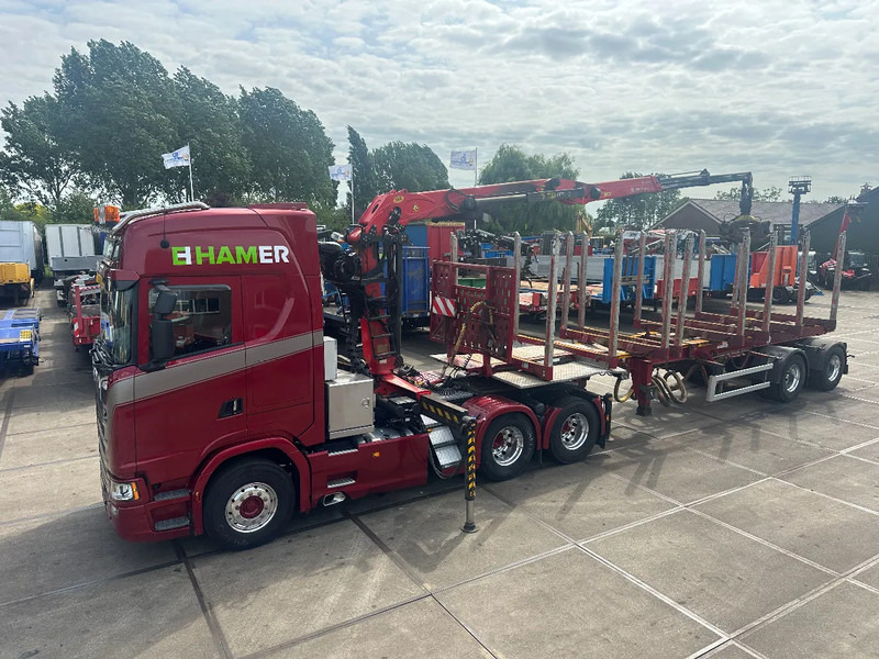 Scania S650 V8, EPSILON S290 Z 96. DOLL TRAILER 2 AXLE FORCED STEERING, 4,5 M EXTENDABLE, APK 04-2026 - יחידת טרקטור: תמונה 1 Scania S650 V8, EPSILON S290 Z 96. DOLL TRAILER 2 AXLE FORCED STEERING, 4,5 M EXTENDABLE, APK 04-2026 - יחידת טרקטור: תמונה 1