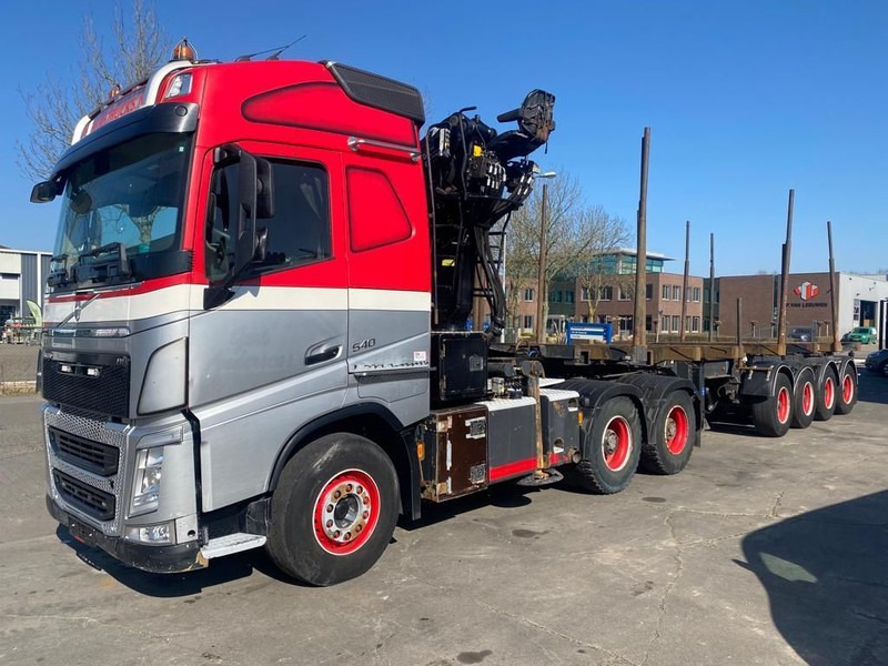 יחידת טרקטור Volvo FH 540 6X4 EURO 6 + EPSILON S260Z96 + TRAILER 4 AXLE DOLL: תמונה 7