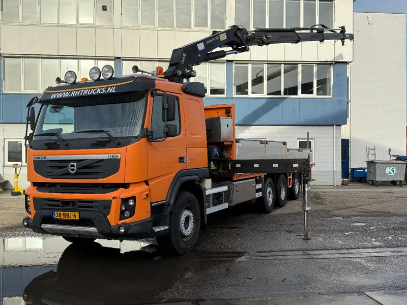Volvo FM 420 8X2 EEV + HMF 2420-K3 + REMOTE + 5E & 6E FUNCTIE - משאית צד נופל/ שטוחה, משאית מנוף: תמונה 2 Volvo FM 420 8X2 EEV + HMF 2420-K3 + REMOTE + 5E & 6E FUNCTIE - משאית צד נופל/ שטוחה, משאית מנוף: תמונה 2