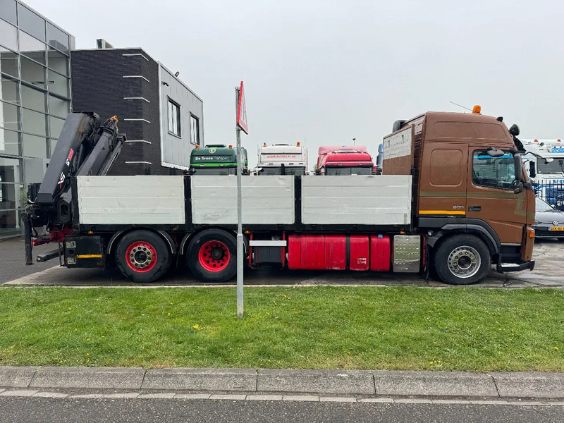 משאית צד נופל/ שטוחה, משאית מנוף Volvo FM 500 6X2 EURO 5 HIAB 211 EP5 + REMOTE CONTROL: תמונה 12