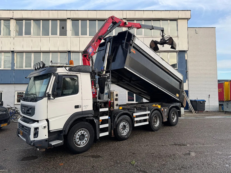 Volvo FMX 420 8X4 HMF 1643Z2 + REMOTE CONTROL + HYVA KIPPER - מזהיר, משאית מנוף: תמונה 1 Volvo FMX 420 8X4 HMF 1643Z2 + REMOTE CONTROL + HYVA KIPPER - מזהיר, משאית מנוף: תמונה 1