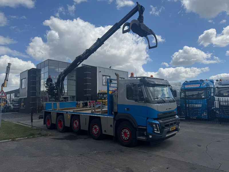Volvo FMX 460 10X4 HIAB J2640ZT + HULTDINS GRIJPER HUB REDUCTION - משאית צד נופל/ שטוחה, משאית מנוף: תמונה 3 Volvo FMX 460 10X4 HIAB J2640ZT + HULTDINS GRIJPER HUB REDUCTION - משאית צד נופל/ שטוחה, משאית מנוף: תמונה 3